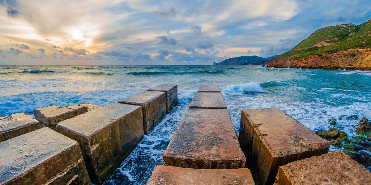 Spiaggia di Fontanamare a Gonnesa - Sulcis Iglesiente - Sardegna del Sud-Ovest